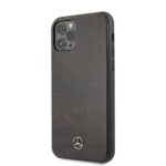 Mercedes MEHCN58VWOBR iPhone 11 Pro hard case brown Wood Line Rosewood - imagine 2