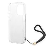 Guess GUOHCP14LH4STK iPhone 14 Pro 6,1"black hardcase 4G Print Strap - imagine 6