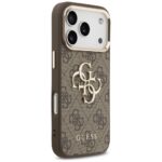 Case Guess 4G Big 4G Classic Logo for iPhone 17 Pro brown gold - imagine 4