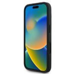 Karl Lagerfeld KLHCP16S3DRKSDLK iPhone 16 6.1" black hardcase 3D Rubber Signature - imagine 4