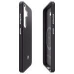 Case Samsung Spigen Enzo Aramid Magnet for Galaxy S25 black-silver - imagine 5