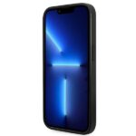 Guess GUHCP14LG4GFGR iPhone 14 Pro 6,1" grey hard case 4G Metal Gold Logo - imagine 5