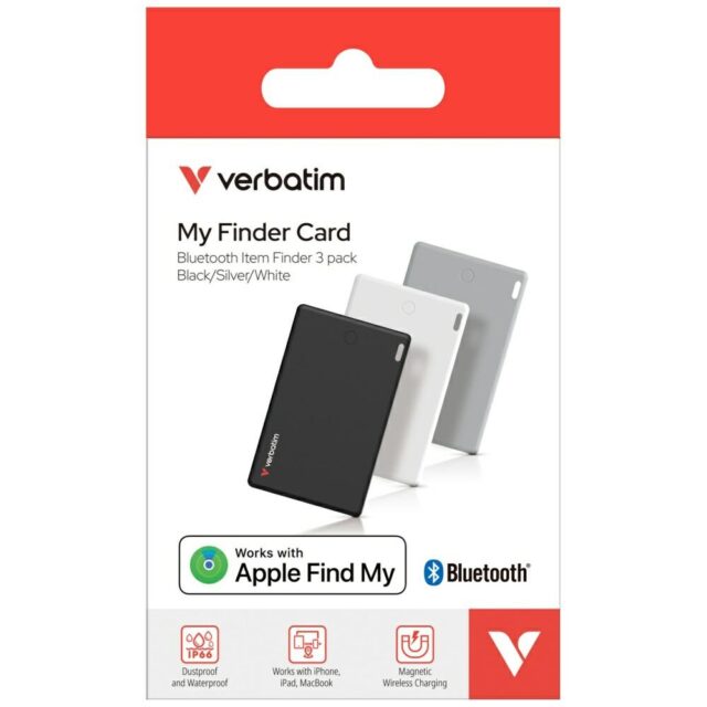Verbatim My Finder Card Bluetooth Black Silver White - Tracking Device - imagine 8
