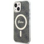 Guess GUHMP15MH4STW iPhone 15 Plu s/ 14 Plus 6.7" brown hardcase IML 4G MagSafe - imagine 2