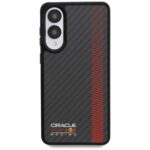 Case Red Bull Real Carbon Fiber Powerbar MagSafe for Samsung Galaxy S25 Edge black - imagine 3