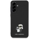 Case Karl Lagerfeld Saffiano w/ K&C Metal Logo for Samsung Galaxy A36 black - imagine 2