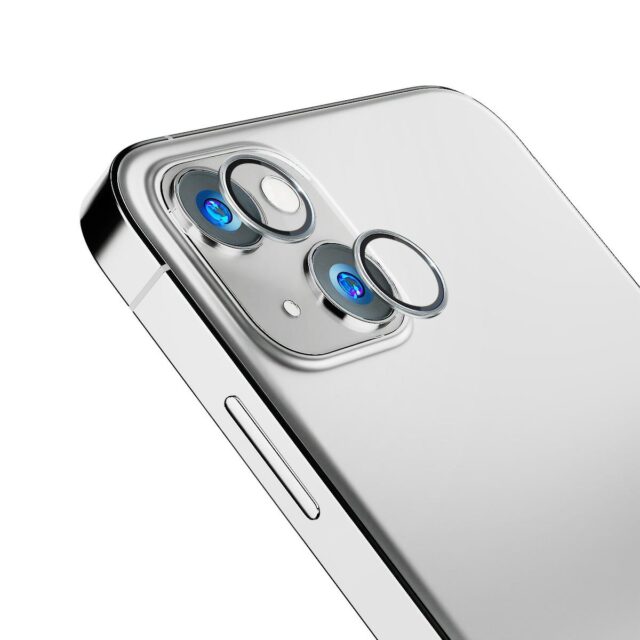 3MK Lens Protection Pro iPhone 14 Plus 6,7" silver Camera lens protection with mounting frame - imagine 2
