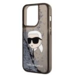 Karl Lagerfeld KLHCP14XLNKHCK iPhone 14 Pro Max 6,7" black hardcase Glitter Karl Head - imagine 6