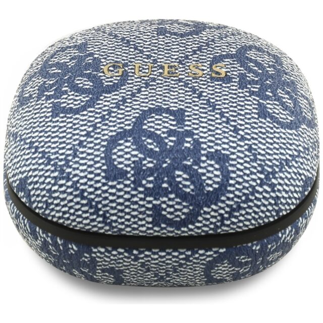 Earphones TWS ENC Guess 4G Classic Metal Logo blue - imagine 2