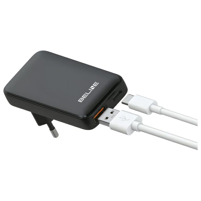 Beline Charger 1x USB-C + 1x USB 65W black (only head) PD 3.0 + QC 3.0 BLN2CW65 - imagine 3