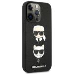 Karl Lagerfeld KLHCP13XSAKICKCBK iPhone 13 Pro Max 6,7" black hardcase Saffiano Karl & Choupet - imagine 4