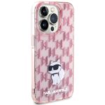 Karl Lagerfeld KLHCP15XHNCMKLP iPhone 15 Pro Max 6.7" pink hardcase Monogram Choupette - imagine 4