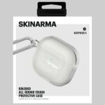 Case Skinarma Kinzoku for AirPods 4 frost - imagine 5