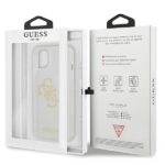Guess GUHCP13SPCUGL4GTR iPhone 13 mini 5,4" transparent hard case Glitter 4G Big Logo - imagine 8