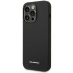 Karl Lagerfeld KLHMP14XSLMP1K iPhone 14 Pro Max 6,7" hardcase black Silicone Plaque Magsafe - imagine 2