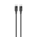 USAMS cable USB-C to USB-C 100W 1.2m Port Display Fast Charging Lithe Series black SJ567USB01