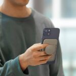 UNIQ Flixa Magnetic Card Wallet with Stand Green/Lichen Green MagSafe - imagine 5