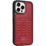 Audi Synthetic Leather MagSafe iPhone 15 Pro Max 6.7" red hardcase AU-TPUPCMIP15PM-GT/D3-RD - imagine 6