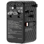 Verbatim Travel Adapter EU/UK/US GaN   1xUSB-C/1xUSB-A/2xUSB-C PD 70W black 30186 - imagine 2