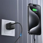 USAMS Cable USB-C to USB-C 60W 1.2mFast Charging steel/tarnish SJ661USB01 (US-SJ661) - imagine 3