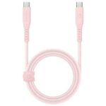 ENERGEA Flow USB-C to USB-C Cable 1.5m Pink 240W 5A PD Fast Charge