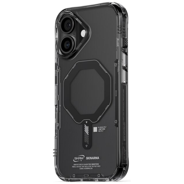 Skinarma Saido Case for iPhone 17 Magnetic Charging Black - imagine 2