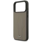 Case Mercedes Leather The Move MagSafe for iPhone 17 Pro Max taupe - imagine 6