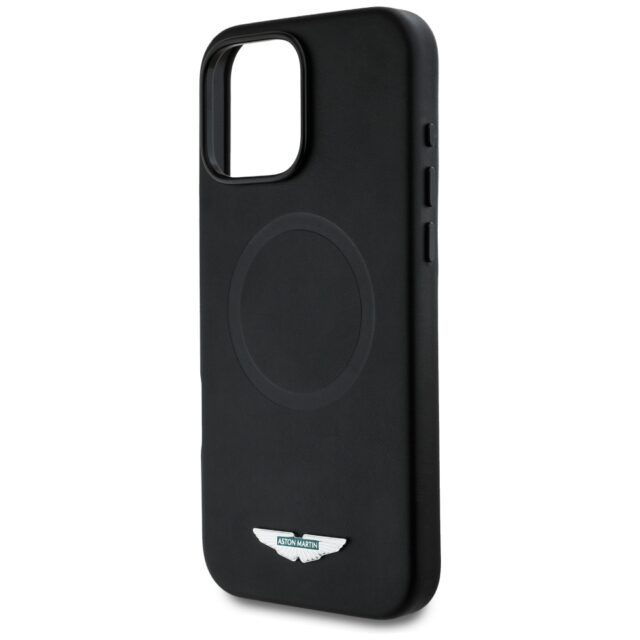 Case Aston Martin HC FW Logo to iPhone  16 Pro Max MagSafe black - imagine 6