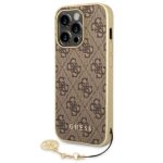 Guess GUHCP14XGF4GBR iPhone 14 Pro Max 6,7" brown hardcase 4G Charms Collection