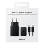 Mains charger Samsung EP-T4510XB PD 45W Super Fast Charge black - imagine 5
