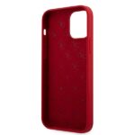 Guess GUHCP12MLSLMGRE iPhone 12/12 Pro 6,1" red hardcase Metal Logo Script - imagine 7