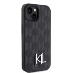 Karl Lagerfeld KLHCP15SPKLPKLK iPhone 15/ 14 / 13 6.1" black hardcase Leather Monogram Hot St - imagine 4