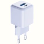 Wall charger 3MK Hyper GaN Charger 20W 1xUSB-A 1XUSB-C PD QC4+ white - imagine 6