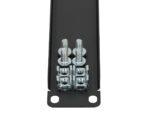 Extralink 1U 19" | Front Blank Panel | Black - imagine 5