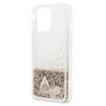 Guess GUOHCP14LGLHFLGO iPhone 14 Pro 6,1" gold hardcase Glitter Charms - imagine 6