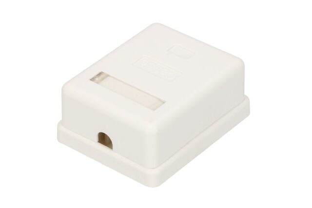 Extralink | Wall mount outlet | 1x RJ45 KAT5E UTP - imagine 2