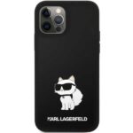 Karl Lagerfeld KLHCP12MSNCHBCK iPhone 12/12 Pro 6,1" hardcase black Silicone Choupette - imagine 3