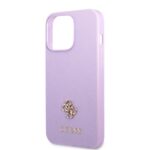 Guess GUHCP13LPS4MU iPhone 13 Pro / 13 6,1" purple hardcase Saffiano 4G Small Metal Logo - imagine 6