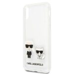 Karl Lagerfeld KLHCI65CKTR iPhone Xs Maxhardcase Transparent Karl & Choupette - imagine 6