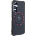 Mercedes MEHMS24S23HUORK S24 S921 Black Hardcase Double Layer with Red MagSafe - imagine 4