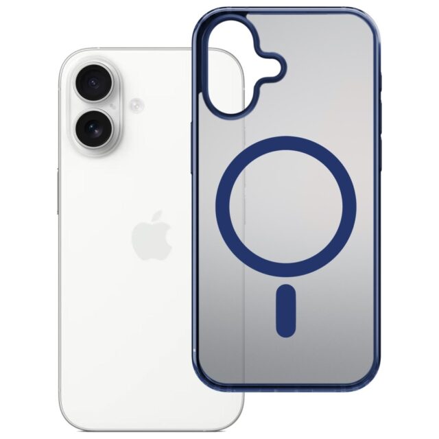 Etui 3MK Frosty MagCase do Apple iPhone   17 niebieski - imagine 3