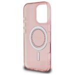 Guess GUHMP16LPFTDTEP iPhone 16 Pro 6.3" pink hardcase IML Rhinestones MagSafe - imagine 7