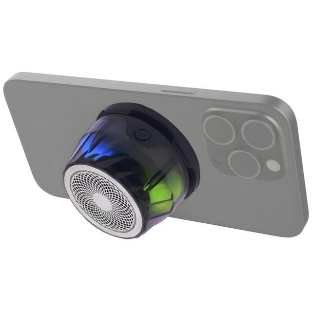 Bluetooth Speaker 4smarts SoundCharge compatible with MagSafe black - imagine 2