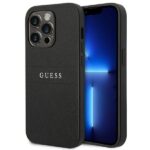 Guess GUHCP14XPSASBBK iPhone 14 Pro Max 6,7" black Saffiano Strap