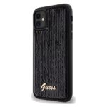 Guess GUHCN61PSFDGSK iPhone 11 / Xr 6.1" black hardcase Sequin Script Metal - imagine 2