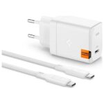 Mains Charger Spigen GAN-651 65W USB-C ArcStation Pro + USB-C Cable white ACH05476