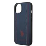 US Polo USHCP14SPFAV iPhone 14 / 15 / 13 6,1" navy blue Leather Stitch - imagine 6