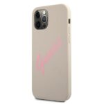 Guess GUHCP12MLSVSGP iPhone 12/12 Pro 6,1" grey pink hardcase Silicone Vintage - imagine 2