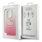 Hello Kitty HKHCP15LHDGKEP iPhone 15 Pro 6.1" pink hardcase IML Gradient Electrop Kitty Head - imagine 8
