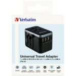 Verbatim Travel Adapter EU/UK/US 3xUSB-A/2xUSB-C PD 61W UTA-04 black 49546 - imagine 5